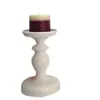 Kerzenhalter Imuwen Metal White Candlestick Mode Hochzeitsmittelstücke stehen exquisite Tisch Candelabra Wohnkultur