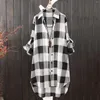 Boulouches pour femmes Plaid Imprimé t-shirts décontractés