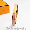 Classic Designer Bracelet Steel Bangle Luxury Brand 18K Rose Gold Bracelets Women Bracelet 8MM Wide with Gift Bag