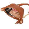 Bolsas nuevas bolsas de honda para mujeres pequeñas bolsas de cuerpo cruzado PU de cuero mochila mochila rinde