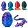 3D Printed Dragon Egg Toys Gemstones Crystal Dragons Ornaments Handmade Gifts Dragon Eggs Game Sets Colorful Decorations Creative Trendy Toy