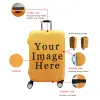 Aksesuarlar Sevimli Baykuş Desen Bagaj Kapağı Kalite Elastik El Arabası Bagaj Kapağı 19 ila 32 inç Bavul Kılıfı Toz Kapağı Seyahat Aksesuarları