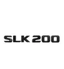 Matt Black Quot Slk 200 Quot Car Trunk Realter Word Badge Emblem Letter Decal Sticker for Mercedes Benz SLK200132368