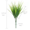 Dekorativa blommor 1/3/5st/set Artificial Plastic Grass Plant Fake Christmas Wedding Home Decoration Arrangement Flower Gardening