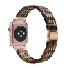 Tillbehör Rostfritt stålband för Apple Watch Band 6/5/4/3/2 38mm 40mm 42mm 44mm Metal Sport Watchband för IWatch Series Fran32V