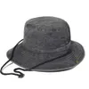 Fishing Hiking Sun Hat Men Women Boonie Wide Brim Bucket Outdoor Safari Summer Cap Cotton 240417
