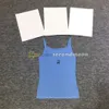 Brief geborduurde sport tee vrouwen ademende yoga top gebreide t -shirt sexy sling vest
