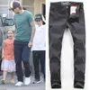 Lente/zomer trendy merk hot wind klaver jeugd slanke rechte rechte tube business casual veelzijdige denim werk slijtage broek