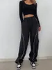 Pantalon pour femmes rétro fille décontractée cool