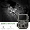 Kameror som jaktar Wild Trail Camera 20MP 1080p utomhus Wildlife Cameras Scouting Surveillance Mini301 Night Vision Photo Traps Tracking