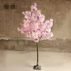 Dekorativa blommor 1,5 m vit simulering Cherry Blossom Tree Roman Column Road Leads Artificial Flower for Wedding Mall öppnade rekvisita