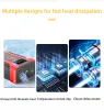 2 in 1 Autosprungstarter Dual Screen Digitalanzeige tragbare Inflatorpumpe Luftkompressor -Netzteil Notfall Netzteil Versorgung