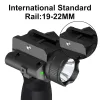 Scopes 2000 lumen tactische zaklamp groen laser zicht combo jacht laser 20 mm verstelbare picatinny rail met oplaadbare batterij