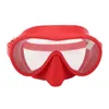 Swim Goggles Panoramic View Anti Fog Silicone Strap Snorkel Diving Mask for Freediving 240407