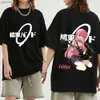 女性用Tシャツ面白くてかわいいアニメK-on平ゆえYuiyama Mio同じプリントTシャツ日本のTシャツメンズとレディスプラスサイズのTシャツY240420