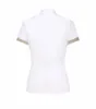 2024 Golf Shirt Frauen Kurzärärmelte Revers Polo-Hemd Elastizität atmungsaktives Tennis-Kleidung Ladies hochwertiger T-Shirt Golf Kear 240419