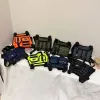 Backpacks Green Orange Blue Multipockets Techwear Vest Bag Tactical Hip Hop Mini Backpack Outdoor Sport Cycling Motorcycle Chest Bag