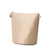 Bolsa organizadora de casos para inserções de bolsa de bolsas de balde (damasco, preto, café)