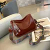 Tanned Plant Top Layer Cowhide Versatile Womens Bag Single Shoulder Crossbody Minimalist Zippered Dumpling Moon Tooth Style