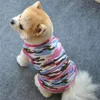 Dogs de algodão Pet Camuflage Apparel T-shirt Pets Dog Spring Summer Camo roupas estamadas Roupas Animal Cat Puppy colete sem mangas TH0555 S