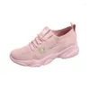 Фитнес -обувь кроссовки женщины белая модная платформа Ulzzang Pink Black Sport Tenis Женская корзина повседневная женщина, бегущая тренеры