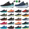 Chaussures de créateurs ho un clifton 9 Bondi 8 Chaussures de course Black White Coasta Sky tous à bord Butt Butt Yellow Summer Song Blue Country Air Womens Men Femmes Low Trainers