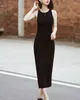 Casual Dresses Women's Slim Bottomming Knit Vest Dress Long Robe For Female Spring Summer Vestidos Demujer