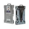 Titulares carteira masculina titular de cartão rfid estojo de alumínio com colhendo luxo para homens carteira box box minimalist Id bleg clip clipe