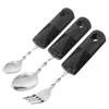 Dinnerware Sets Built Up Utensils For Adults Bendable Cutlery Gadgets Disabled People