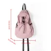 Rugzakken Nylon Stitching knapzak grote capaciteit Student Casual Daybackpack dames modieuze rugzak verstelbare schouderbanden zakken