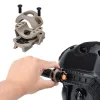 Hut Tactical Softair Militär schneller Helm Helm Hut Klemmhalter Strobobe 100 Lumen Teleskop Zoom Mini Helmlampe Campingjagd