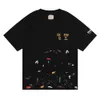 T-shirts pour hommes t-shirts pour hommes Graffiti Graffiti Splash-Ink Imprimez à manches courtes T-shirt Summer Uptor Spacacy Top Tees Hip Hop Style, de haute qualité US SIZE S-XL