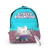 Zaini per bambini Gabby's Dollhouse Schoolbag Brackpacks New Girls Fashion Knapsack BookBag Gabby Cats RucksAck Travel Backpack Travel