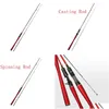 Spinning Rods 2 Section Fishing Rod Carbon Casting With 1.80M Baitcasting Eva Handle For River Lake Drop Delivery Sports Outdoors Dhkca