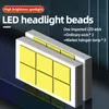 (Pack med 2) H4 -bilstrålkastare LED -dimlampor Super Bright H3 H10 H11 H8 H16 9006 HB4 Bilkörslampa 8000K 6000K 4300K ​​3000K 3570 Lamppärlor