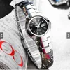 Wristwatches Binbang 5808 Korean Edition Simple And Fashionable Tungsten Steel Watch Couple Waterproof Ultra Thin Quartz