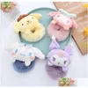 Accessori per capelli Kawaii Melody Fashion Melody Cinnamoroll P Hairband Girls Elastic Band 4 Colori Droping Delivery Baby Kids Maternity Dhiug Dhiug