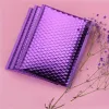 Bags 50pcs 7''x9'' Green Aluminized Bubble Mailer Metallic Padded Buabble Envelopes Poly Mailer Purple Delivery Shipping Bags