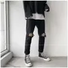 Summer maschile alla moda Nuova Lettere personalizzata 2024 Jeans Hip Hop Instagram Trendy High Street Trendy Pi Shuai Long Pants