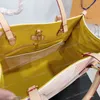 24 Erken Bahar Yeni Yeni Renk Onthegoo Mommys Bag Tasarımcılar Klasik Moda Büyük Kapasite Tote Çanta Crossbody Çanta Omuz Çantası LR