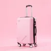 Taşıma abs+pc bavul 20 22 24 26 28 inç yuvarlanan bagaj seyahat bavulları üzerinde kabine taşıma bagaj çantası moda seti