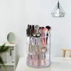 Boîtes de rangement Organisateur de maquillage de bricolage rotatif Porte-plastique de grilles pour salle de bain pour la chambre à coucher