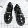 Casual Shoes Loafers Handmade Leather Men's High Quality Slip On Business Thick Bottom Designer Oxford