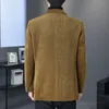 Uomini blazer di alta qualità versione coreana della moda della moda semplice affari casual elite Gathering Man Gentleman Suit giacca 240407