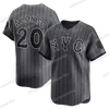 Francisco Lindor NYC 2024 City Connect Mets Jersey Francisco Alvarez Brandon Nimmo Starling Marte Jeff McNeil Pete Alonso Edwin Diaz Kodai Senga Baty Strawberry