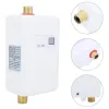 Heaters home appliance Tankless Electric Water Heater Bathroom Kitchen Instant Water Heater Temperature display Heating Shower Universal