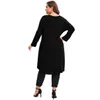 Plus Size Dresses Lg Sleeve Elegant Spring Autumn Blouse Women Hi Low Fit Flare Swing Tops Large Loose Tunic 5Xl 6Xl 7Xl 8Xl L1Yx Drop Otoiu