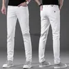 Designer Men's Jeans European Autumn and Winter New Product High End Quality Big Cow Slim Fit Small Feet Long Pants Trendy Youth Jeans denim Male Gytyw55