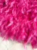 Jupes Singreiny Senior Birthday Party Jupe de haute qualité Taille élastique Mini Fairy Style Sweet Feather Splicing Ball Robe