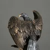 NorthEUins retro hars adelaar standbeeld kunstcollectie item dieren beeldjes huis woonkamer kantoor bureaubladdecoratie object ambacht 240416